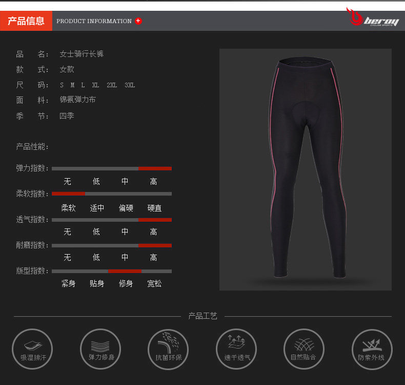 Tenue de cyclisme femme - Ref 2211986 Image 14