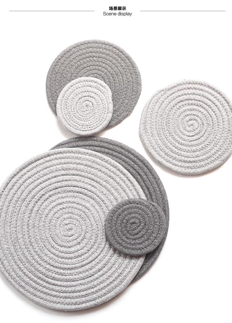 cách nhiệt bông chiếu bảng châu Âu dệt chống lại pad nóng quanh mat cup nồi sáng tạo của nhiệt hộ gia đình - Khăn trải bàn khăn trải bàn ăn đẹp