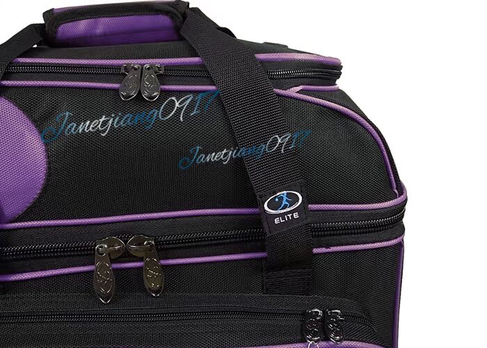 CHÚNG TÔI ELITE Elite 1680 Xe Đẩy Tiêu Chuẩn Đúp Bóng Gói Túi Bowling Tay Nghề Tinh Tế 8 Màu Tím bộ đồ chơi bowling enfa	