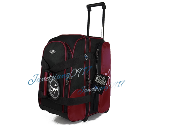 CHÚNG TÔI ELITE Elite 1680 Xe Đẩy Tiêu Chuẩn Đúp Bóng Túi Đôi Túi Bóng Bowling Bag ~ 8 Màu Đen giày chơi bowling