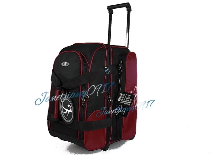 CHÚNG TÔI ELITE Elite 1680 Xe Đẩy Tiêu Chuẩn Đúp Bóng Túi Đôi Túi Bóng Bowling Bag ~ 8 Màu Đỏ