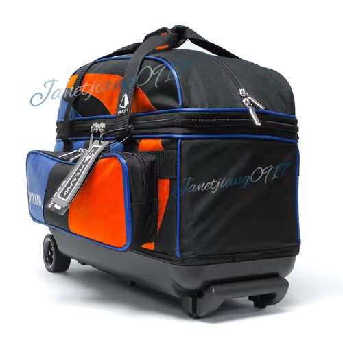 PYRAMID new bánh xe nhỏ bánh xe đôi lever đôi túi bóng đôi bóng túi bowling bag 2 túi bóng màu xanh cam chai bowling