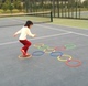 Huấn luyện viên quần vợt Nhảy kẻ sọc Hopscotch Đào tạo Nhẫn nhựa mềm Nhẫn thể thao Dạy đồ chơi vợt tennis cho trẻ em 6 tuổi Quần vợt