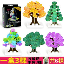 Christmas tree will blossom paper tree magic watering magic crystal tree children holiday gift children educational toys
