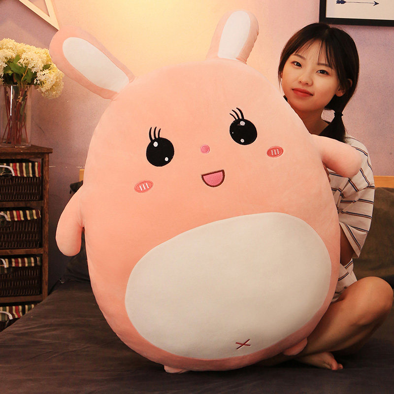 Cute bunny plush doll pillow bed sleeping doll super soft girl doll doll birthday gift
