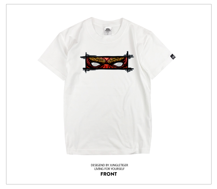2018 Tiger Tiger thiết kế thủy triều chung thương hiệu áo thun Nhật Bản Harajuku graffiti hip-hop cotton ngắn tay BL05 áo thun nam cotton