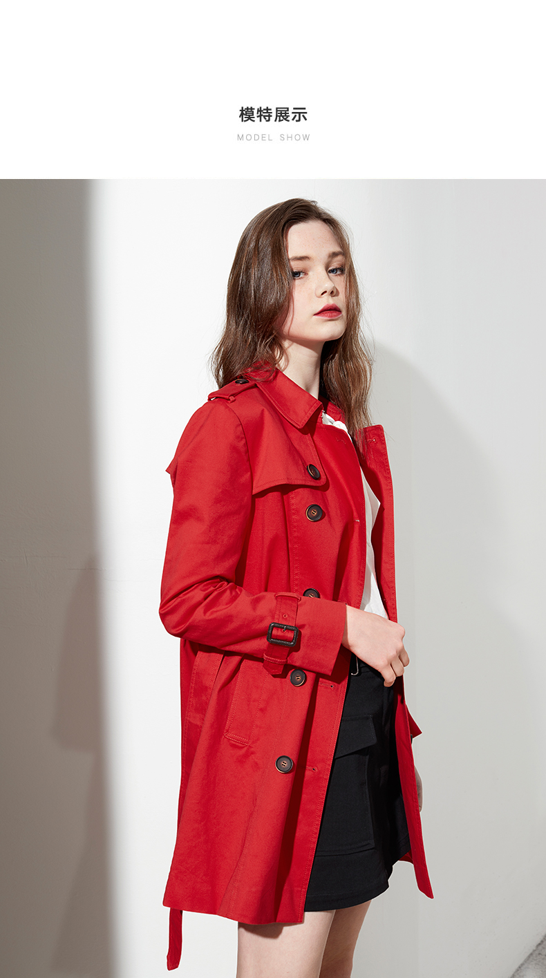 Trench pour femme  SEIFINI    en Coton - Ref 3226152 Image 14