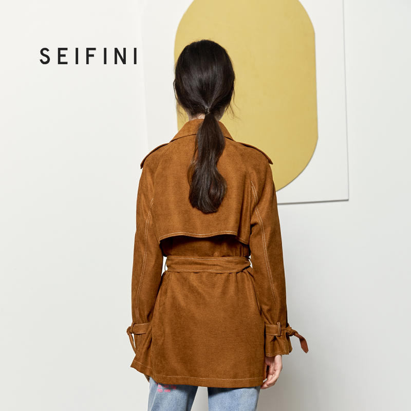 Trench pour femme  SEIFINI    en Polyester - Ref 3226960 Image 3