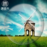 Tang Daofu 1.61 Преломленный ультрафиолетовый ультрафиолетовый анти -радированный зеленый пленка не -кферическая миопия линза Ультра -типичная и твердая