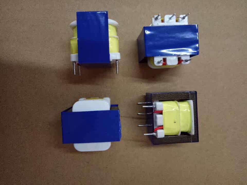 Transformer all-copper EI type small black clip-type power transformer 8X14 1W 220V to 12V 5-pin vertical