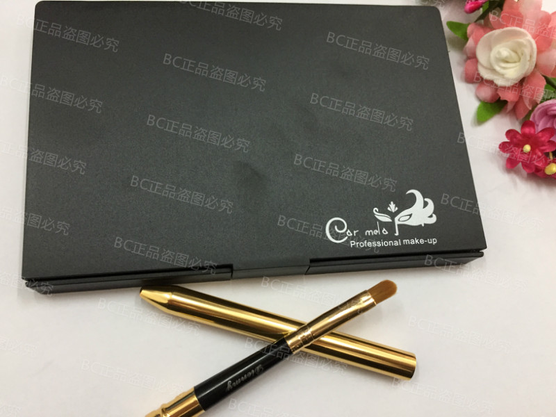 Khay trang điểm son môi 8 màu của Carmela Màu hồng cam đỏ đỏ giữ ẩm cho son môi bảng mắt perfect diary