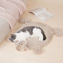 zeze small goat cushion cat mat sleeping with dog mat pet mat ground mat kitty mat sleeping mat cotton cushion cat nest