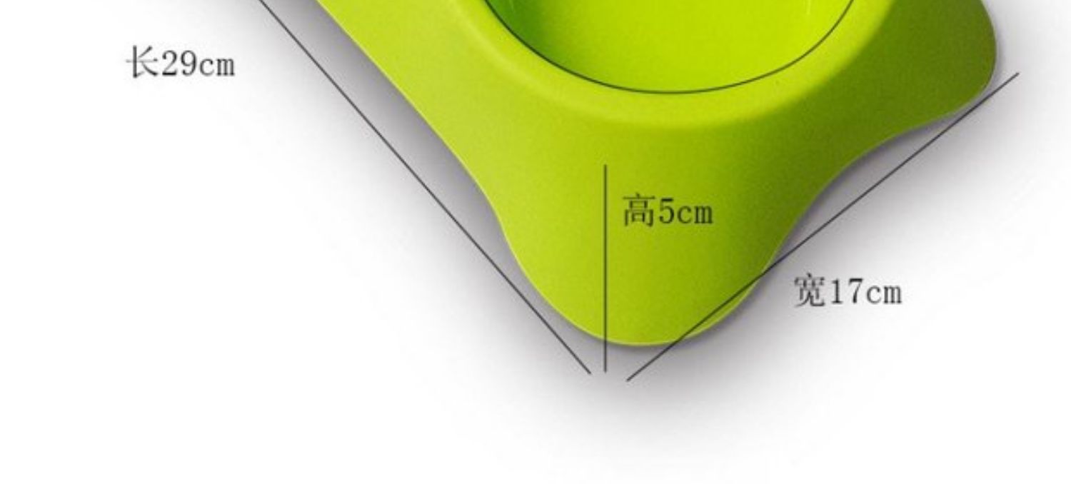 Pet bát con chó bát con mèo bát không thể phá vỡ đôi bát con chó con mèo ăn bát thức ăn bát nhựa bát nhỏ - Cat / Dog hàng ngày Neccessities 	bát ăn đôi cho chó mèo	