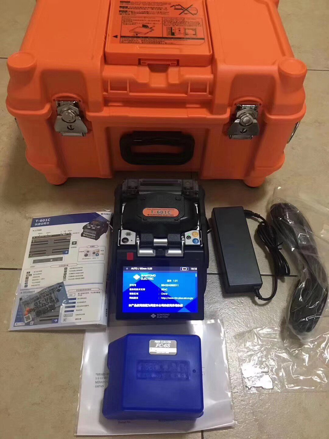 Japan Sumitomo T601C Fiber fusion machine Original fit Import Six motor Backbone Engineering Melt Machine 600C Upgrade