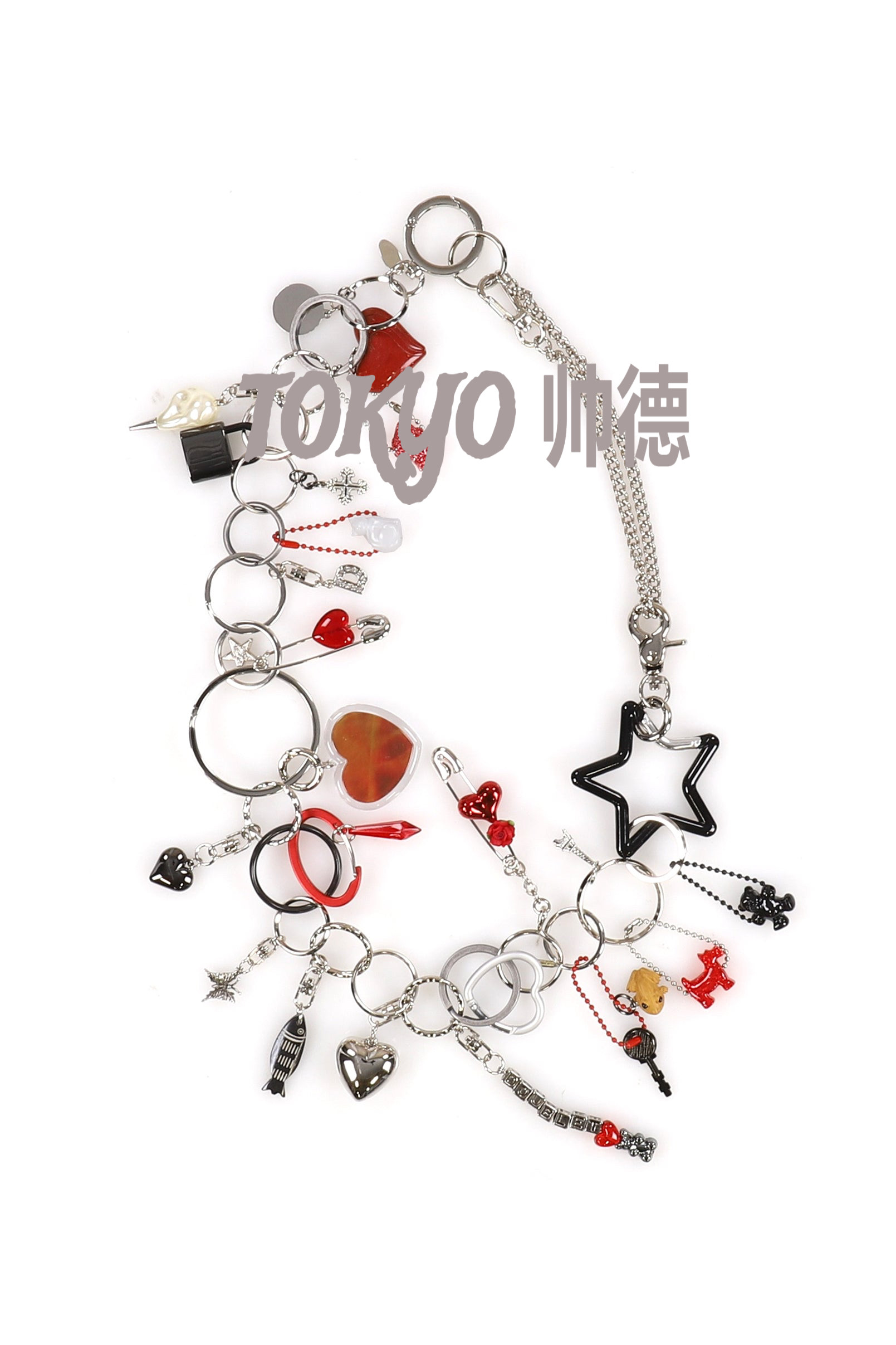 DOUBLET /KEY CHAIN red 未使用 25aw doublet - ダブレット25AW KEY