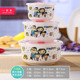 hộp cơm điện Gốm tươi bát ba bát cơm gia đình sinh viên mì ăn liền bát lớn hộp ăn trưa hộp cơm trưa tủ lạnh lò vi sóng tươi - Hộp cơm điện sưởi ấm hộp cơm cắm điện hút chân không