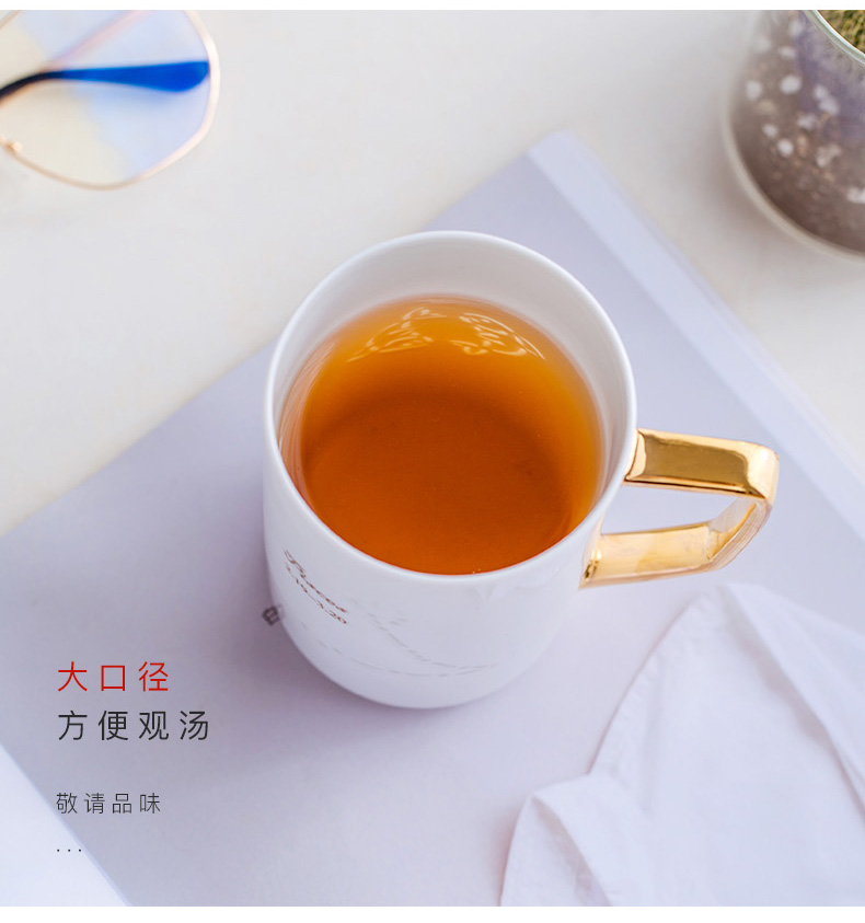 Jingdezhen ceramic keller cups exquisite hand - made paint simple glass coffee cup the zodiac couples