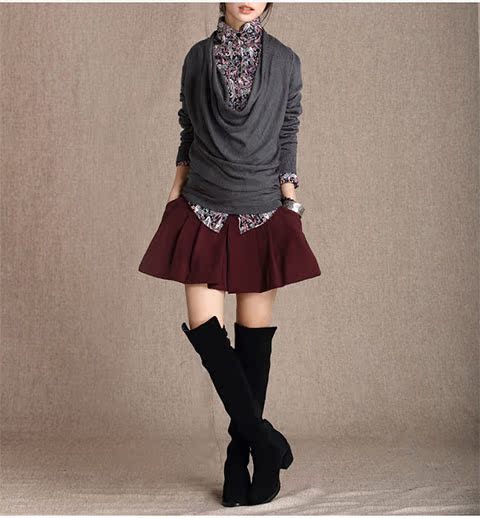 衣 2018 mùa xuân mới của phụ nữ xếp chồng áo len dài tay áo len nữ áo thun K507 - Đan Cardigan áo khoác len cardigan