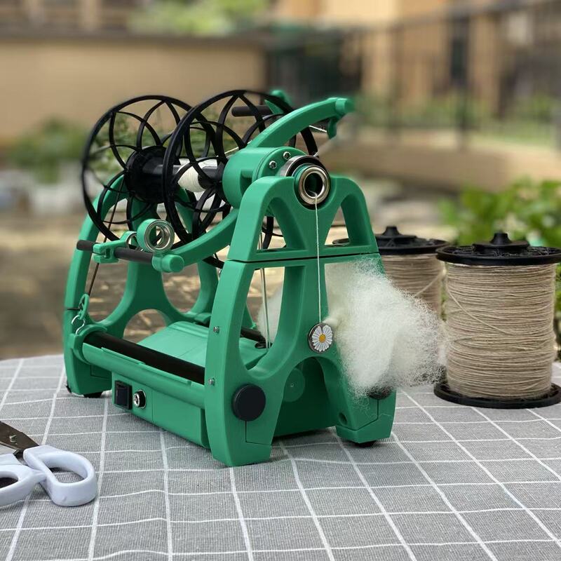 Feishi Professional Edition Large Spinning Wheel | Electric Spinning Machine | Artistic Hand-Spun Yarn with Twisted Strands