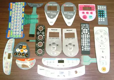 PVC panel instrument pvc mask PC membrane switch silver paste conductive panel 1