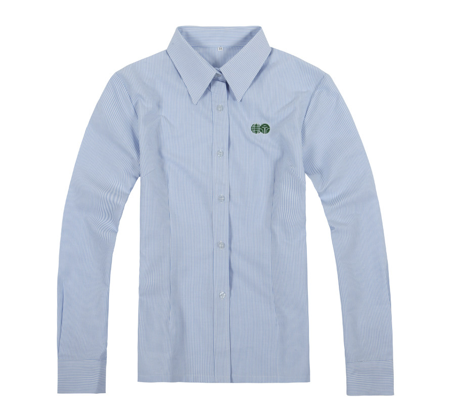 Overseas class girls long sleeve blue shirt (dress) MYP bilingual