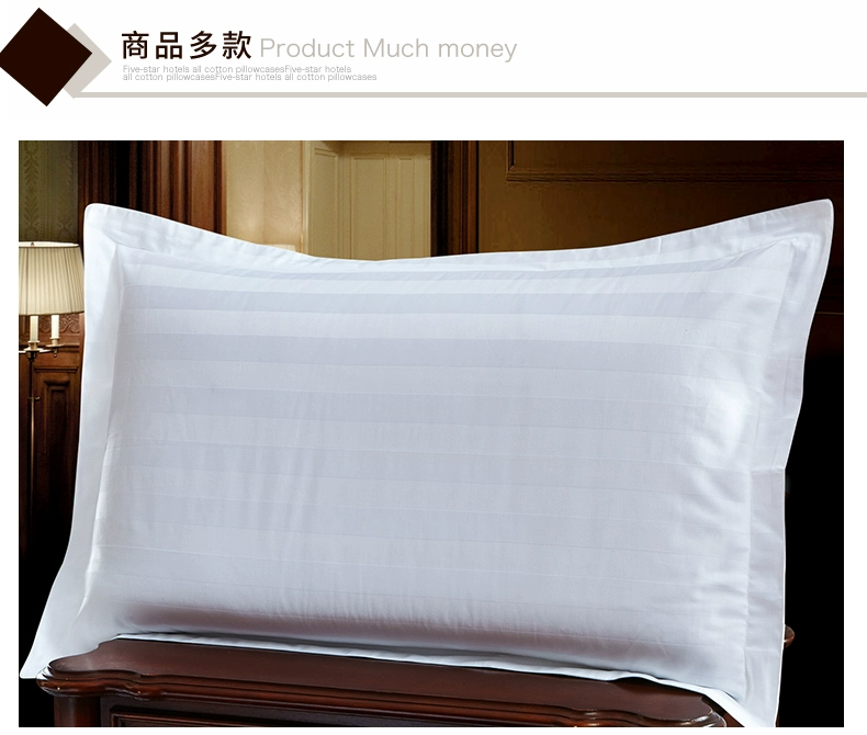 LOMANDE / Romande khách sạn bộ đồ giường khách sạn 60 chiếc gối bằng vải satin satin - Gối trường hợp gối cao su