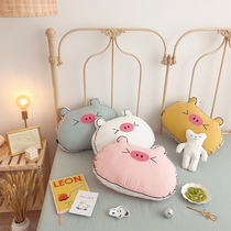 ins Net red pig pig pillow office nap pillow bedroom bedside backrest car waist cushion sofa cushion