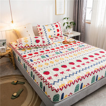 Full cotton bed hat single piece pure cotton thickened cotton mattress protection cover Simmons dust cover all-inclusive detachable bed cover