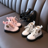 Martens, утепленные короткие сапоги в английском стиле, детские демисезонные модные ботинки, в британском стиле, в западном стиле