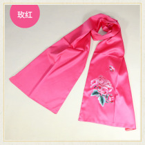 Xiang embroidered scarf scarf shawl long pure hand embroidered silk spring and autumn Joker practical ladies Mothers Day gift