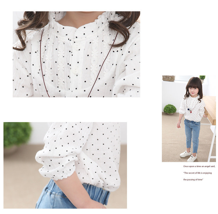 Chemise fille à manche longue - Ref 2084878 Image 18