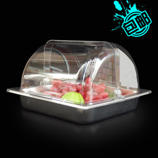 Тарелка для шведского стола, тарелка для дегустации, поднос из нержавеющей стали с крышкой, тарелка для демонстрации еды, тарелка для фруктового хлеба, прозрачная откидная крышка