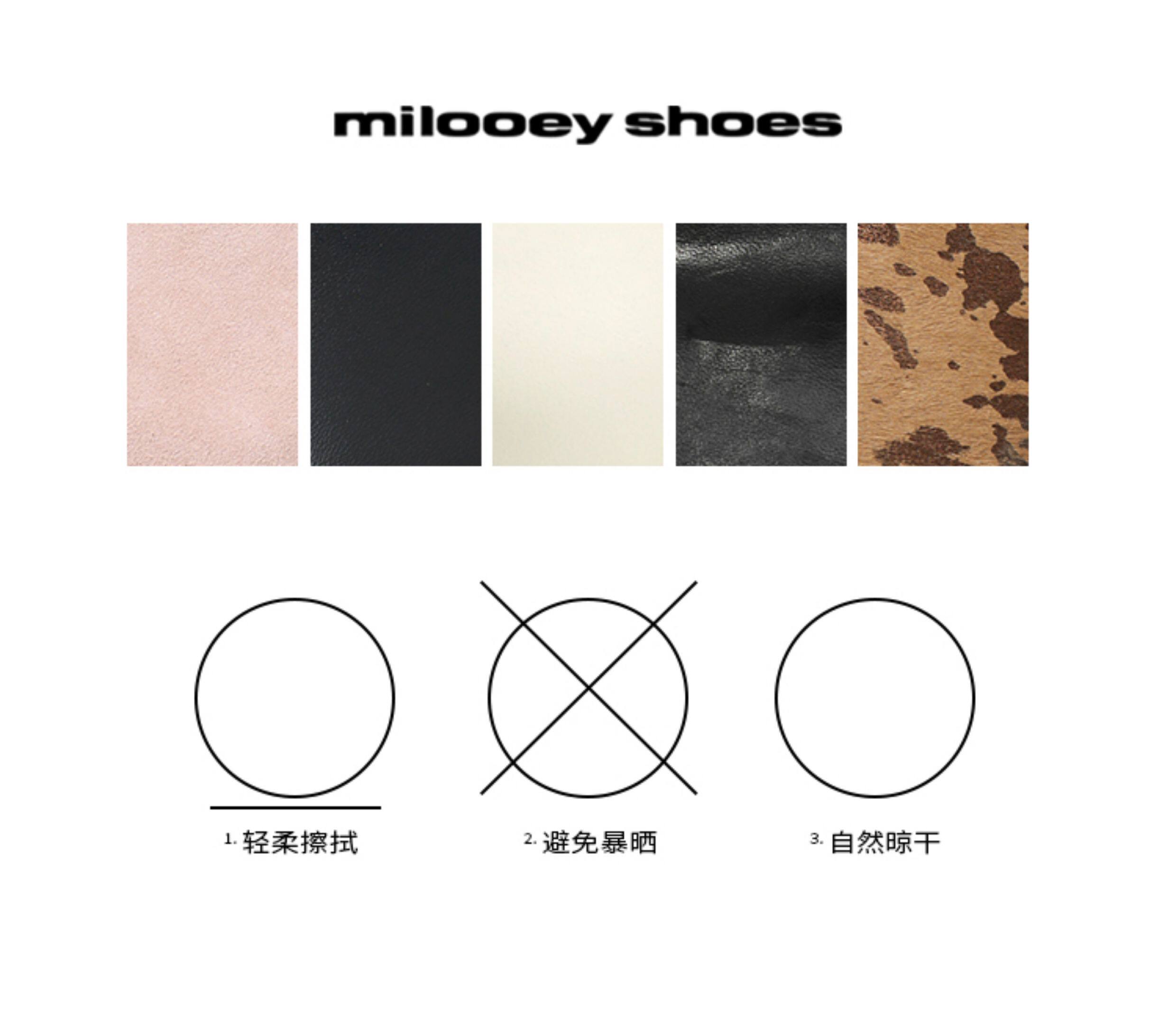 MILOOEY Leather Fleece-Lined Square-Toe Snow Boot