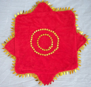 1 2-foot special price dance for two people to turn to singers, handkerchiefs, octagonal scarves, gold velvet performance handkerchiefs, multicolor handkerchiefs