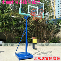 Mobile adult basketball stand outdoor fitness sports Standard height lifting dunk basket Villa courtyard basketball stand