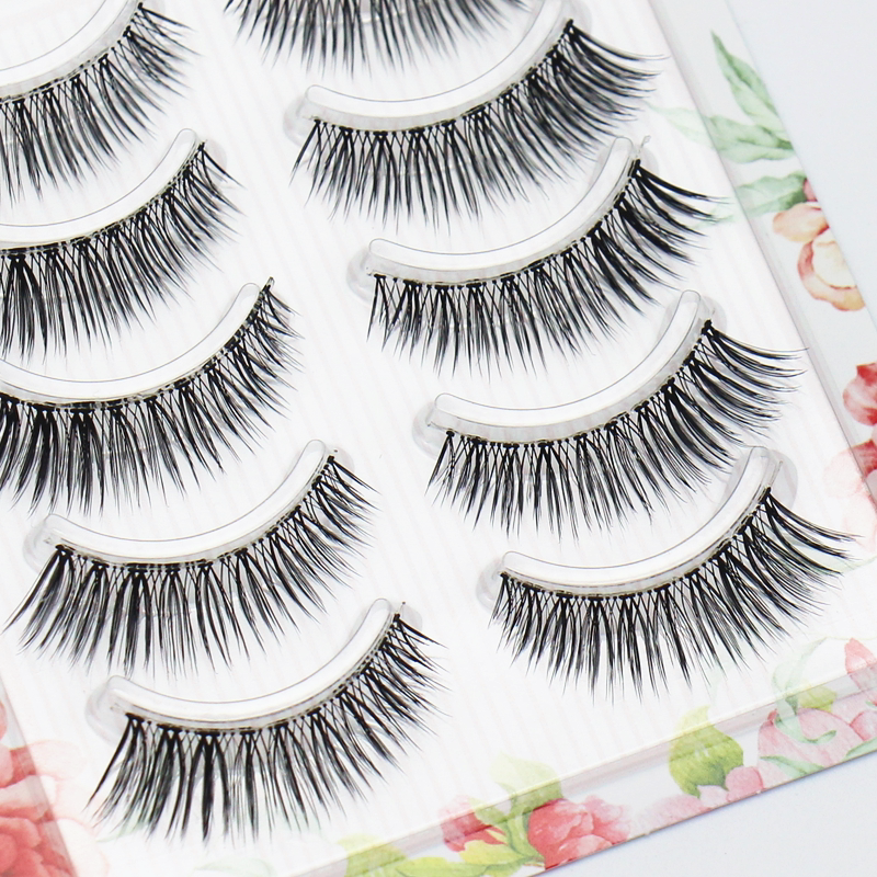 Le flower torn pointed eyelashes grow thick stage show warp cigarette lavender anchor in mirror nightclub