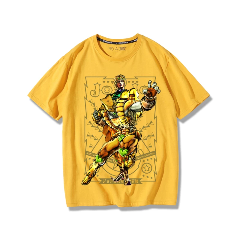 Футболка Jojo's wonderful adventure joint T -shirt пустая полоса Cheng Tailang Platinum Star Kisharma Killer Killer Queen короткий рукав