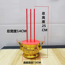 LED electronic incense stove for Buddha supplies incense candle holder Caishen Guan Gongguan Home Incense Stove Battery plug-in electric incense stove Dual-purpose version