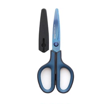 PLUS Prussian 175S Series 3D blade design scissors hand cutting paper scissors tape non-stick