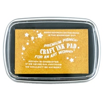 Handbook retro pearlescent silver black gold ink pad seal hand account dark color series large printing table diy printing