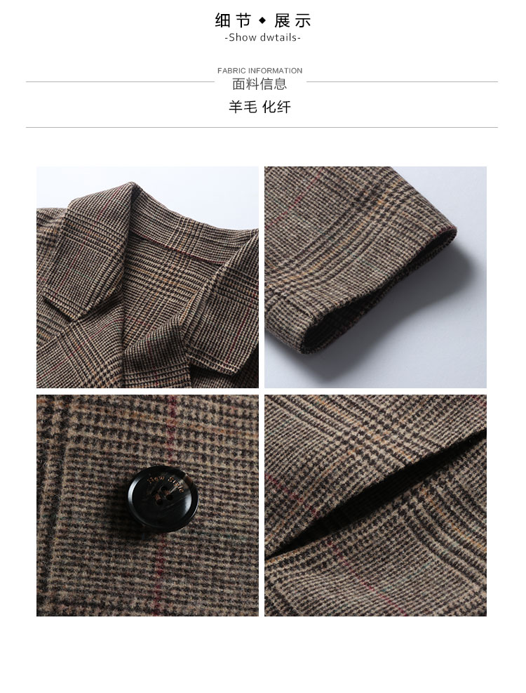 Zhang Jingyi 2018 mùa thu và mùa đông mới retro áo hai dây Nizi nữ áo khoác kẻ sọc hai dây lỏng lẻo áo khoác nữ đẹp
