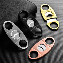 CIGARLOONG cigar scissors stainless steel cigar cutter portable double-edged cigar cutter CH-1001