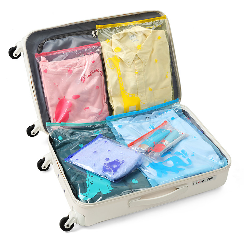 Travel storage bag clothing packaging packaging bag travel luggage waiting for production storage sealed bag storage bag underwear