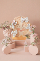 (Courtesy Spot) Russian Handmade Retro Girls Wooden Hairpin Hair Accessories Storage Rack Jewelry Display Rack