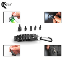 Carry-key Button Multifunction Tool Combo Bottle Opener 6 Foot Wrench Screwdriver Mini Outdoor Edc Driver
