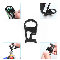 Stainless Steel Creative Key Buckle Tool Openers Screwdriver Wrench Phone Bracket Carry-on RFV Pocket Equip