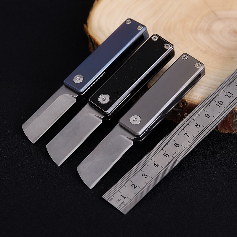 EDC Knife Titanium Razor S35VN Blade vosofferyn Pocket Knife Powder Steel Pendant Knife Sale