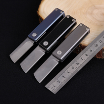 EDC Cutter Titanium Alloy Shave Knife S35VN Edge Vosofferyn Pocket Knife Powder Steel Hanging Pendant Knife Promotion