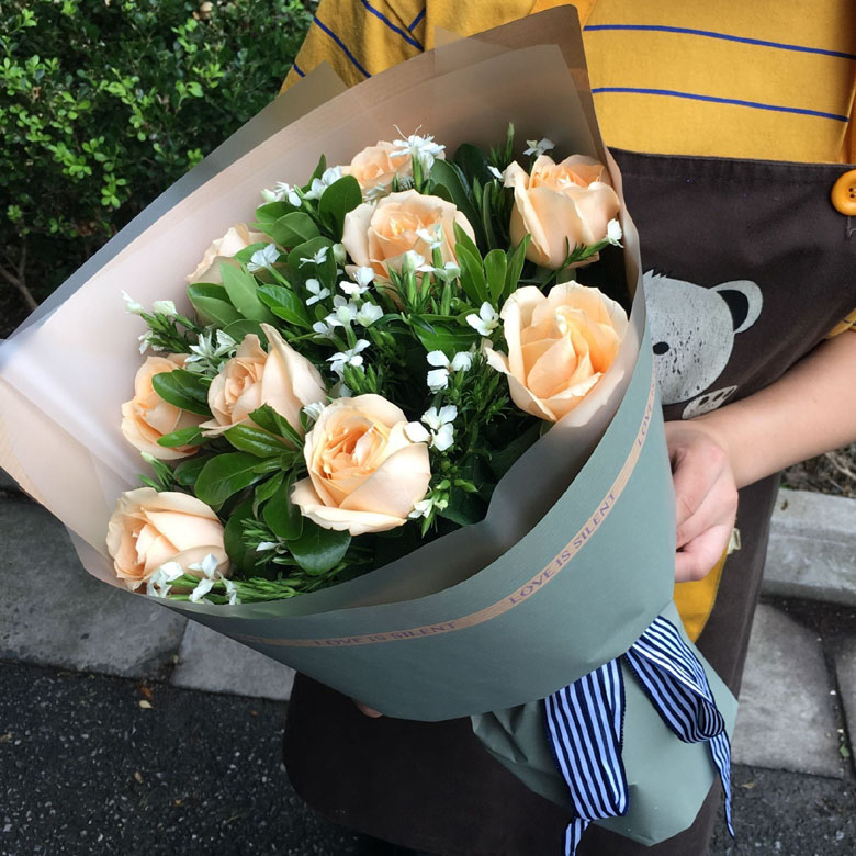 多款自然风清新时尚自然玫瑰花束礼盒苏州同城鲜花店速递生日礼物 正品 自然 花束 苏州 礼盒 同城途虎网