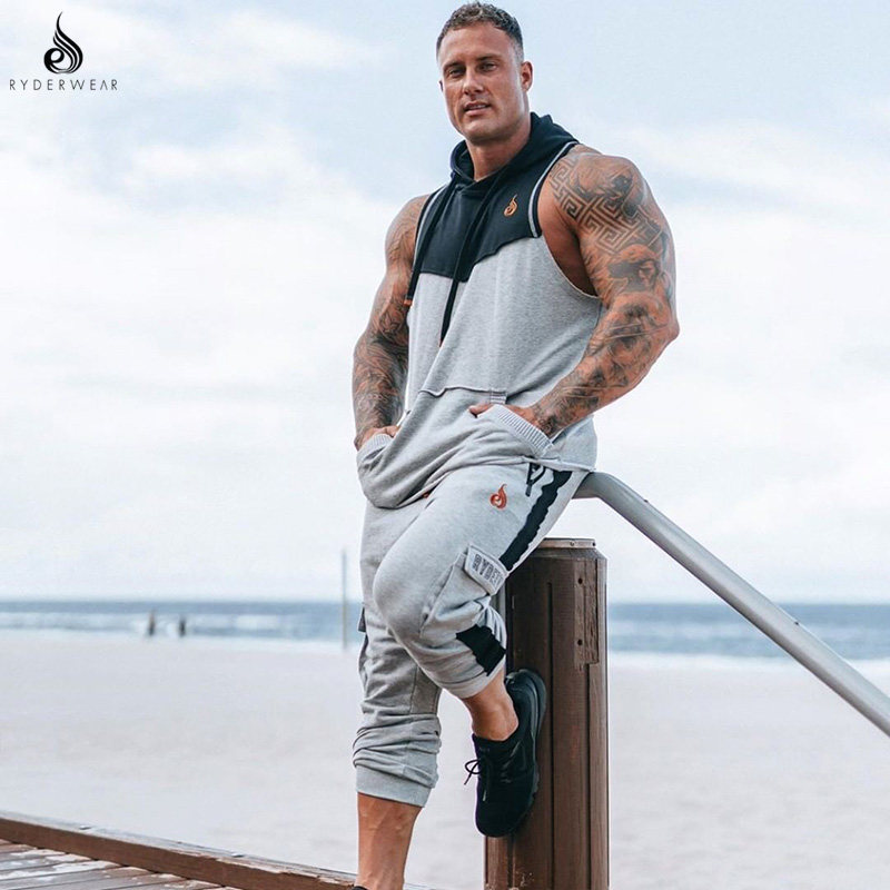 Live out real me Ryderwear autumn winter New Rough Winds Tooling Sports Pants Gym Training Muscle Long Pants